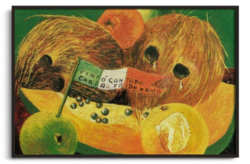 Inspiration Larmes de noix de coco Frida Kahlo - peinture à l'huile