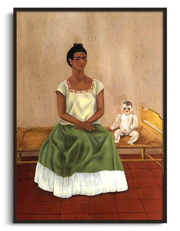 Inspiration Moi et ma poupée Frida Kahlo - peinture à l'huile