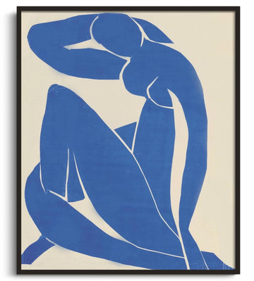Inspiration Nu bleu II Matisse - peinture à l'huile