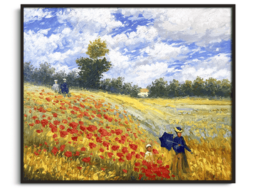 Inspiration Monet - Les coquelicots